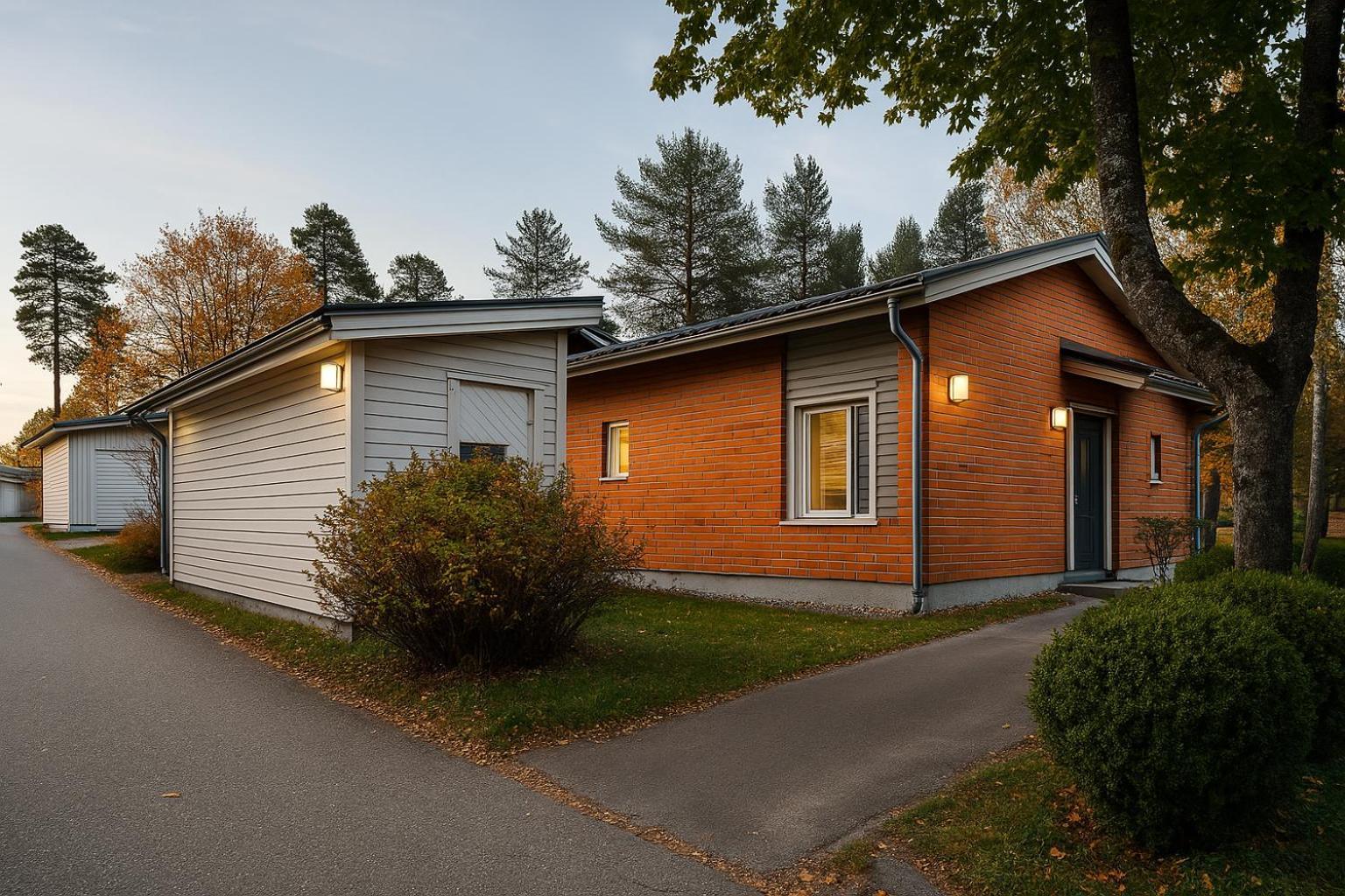 Rauhallinen Rivitalon Paeaety Porvoo Exterior foto